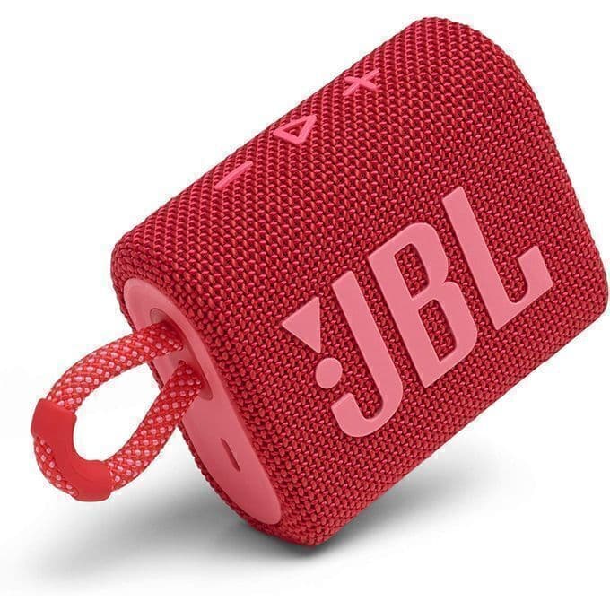 JBL GO 3 BLUETOOTH PORTABLE SPEAKER RED