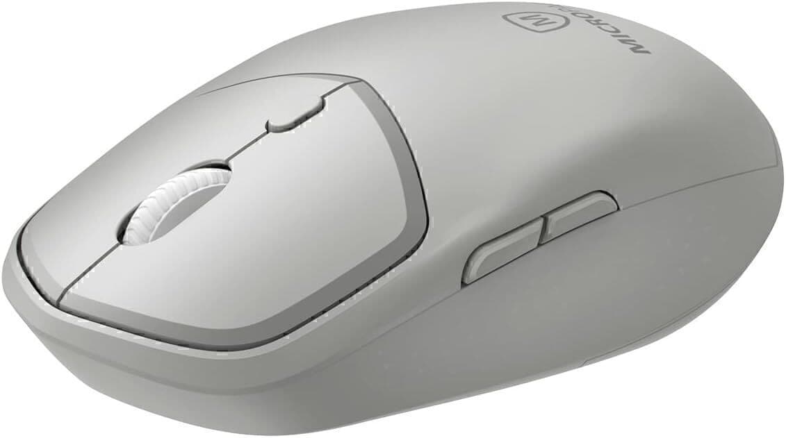 Micropack Three Modes Bluetooth USB Wireless Mouse White