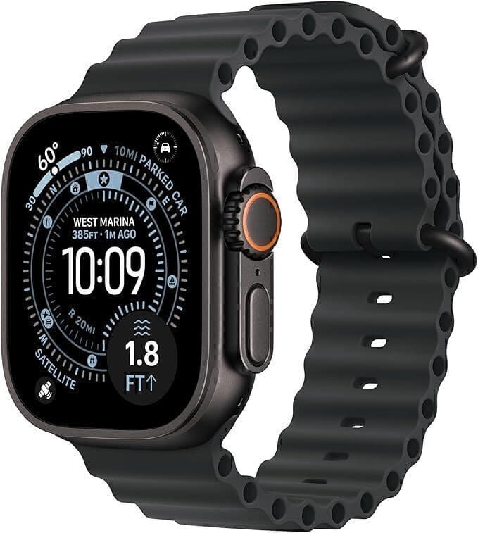 Apple Watch Ultra 3 49mm Black Ocean Band