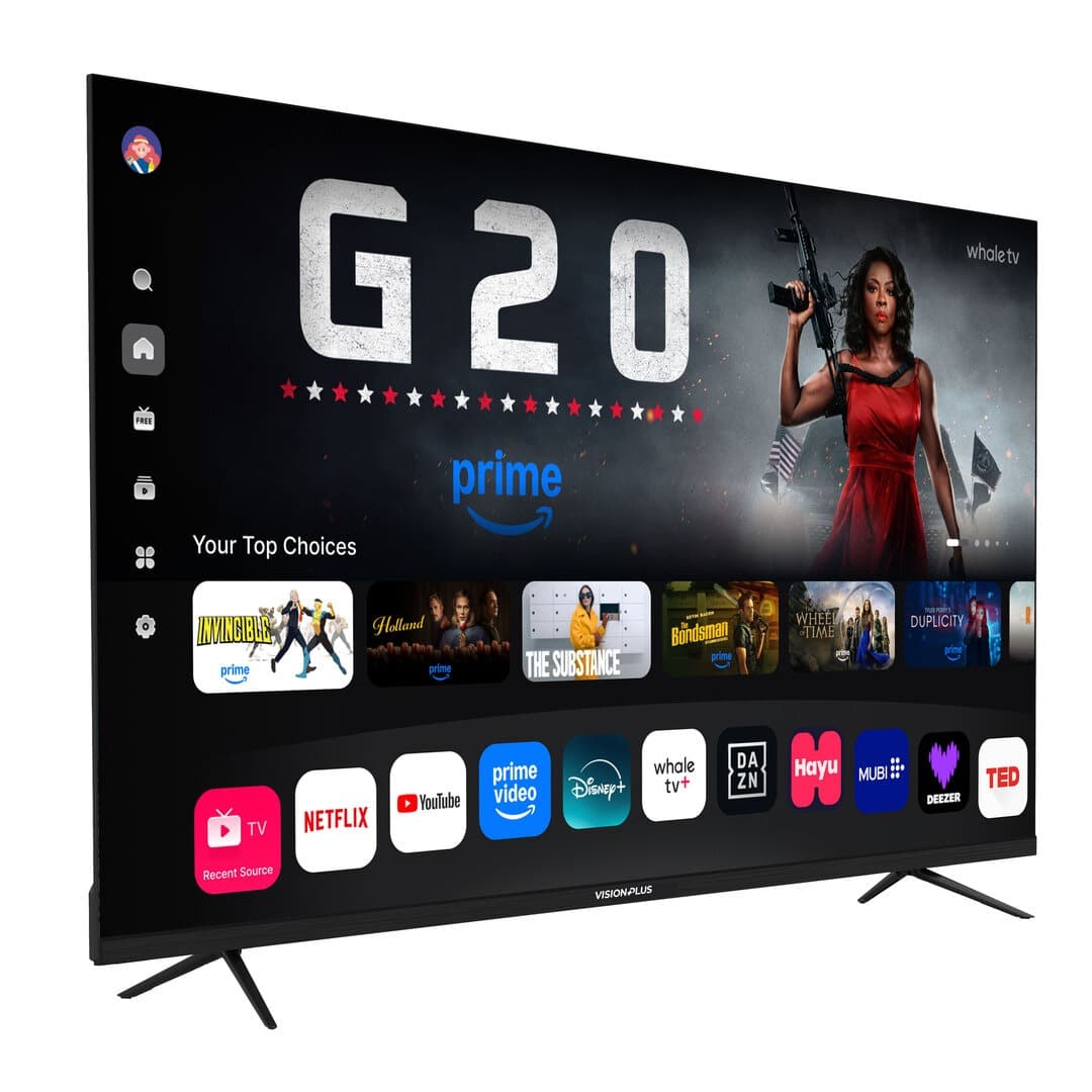 Vision Plus 43" Frameless Whale TV